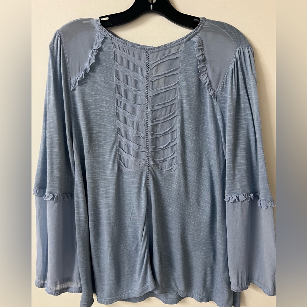 Sundance Flowy Blue Women's Top Medium